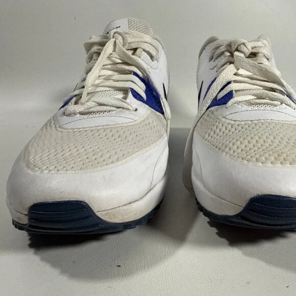 Nike Air Max 90 Spikeless Golf Shoes White Blue And Black Size 11 - Picture 11 of 16